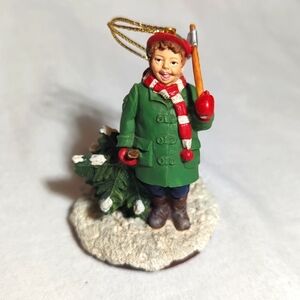 "Scotty Gets His Tree" Ornament, Norman Rockwell's Family Treasures Collection